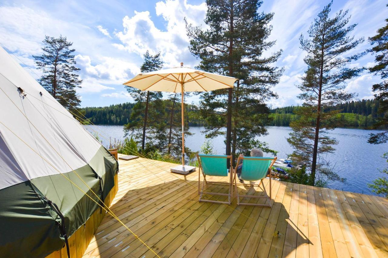 Arjaeng Camping & Stugor Sommarvik 外观 照片