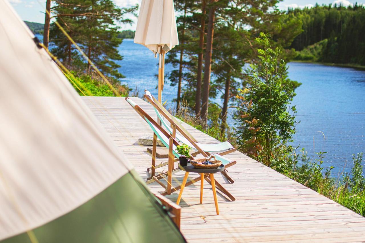 Arjaeng Camping & Stugor Sommarvik 外观 照片